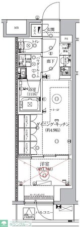 GENOVIA北池袋skygardenの物件間取画像